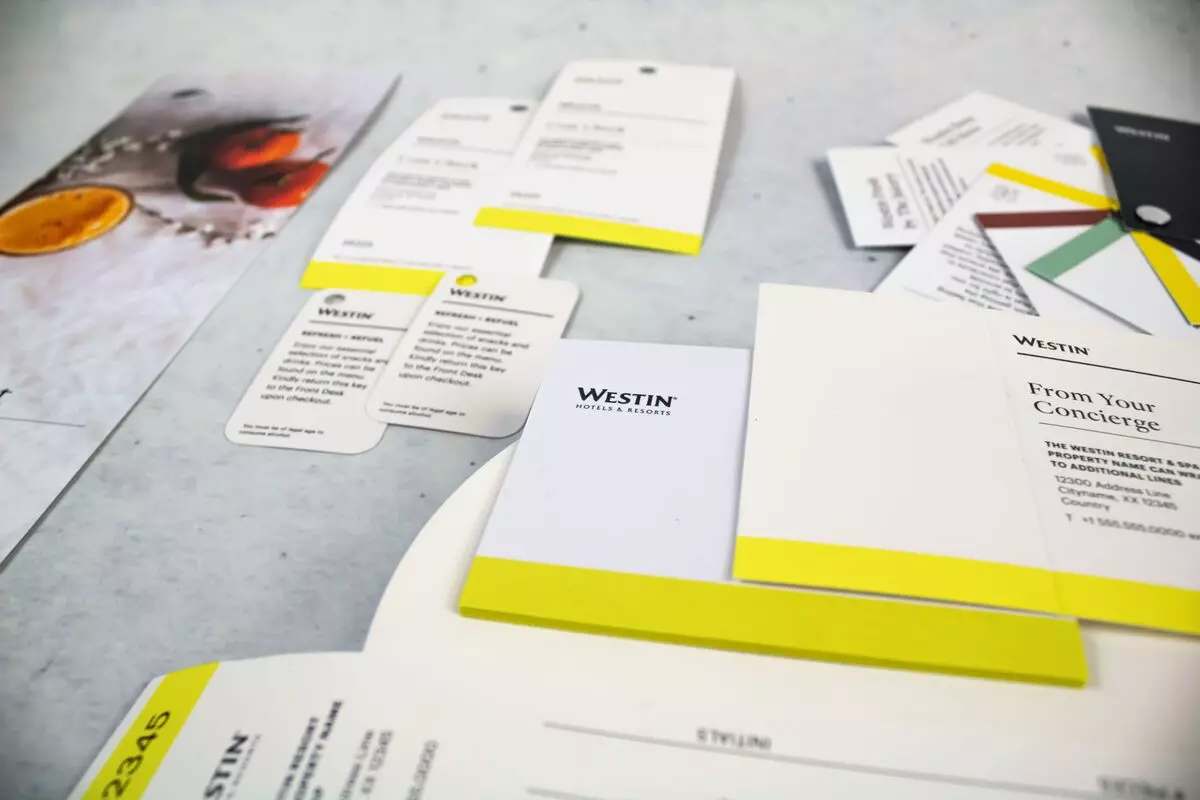 Westin Hotels Stationery